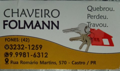 Chaveiro Folmann