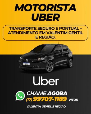 Vitor Uber e Moto táxi (Valentim Gentil/SP)