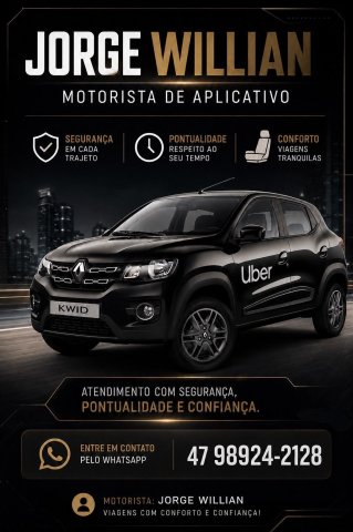 Jorginho Uber (Motorista Particular)