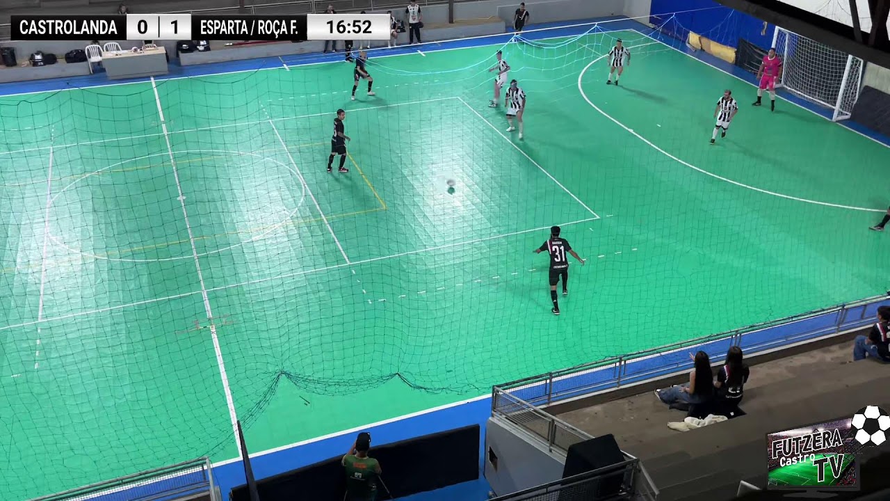 Vídeo: CASTROLANDA x ESPARTA/ROÇA FUTSAL - Serie OURO - Fase de Grupos