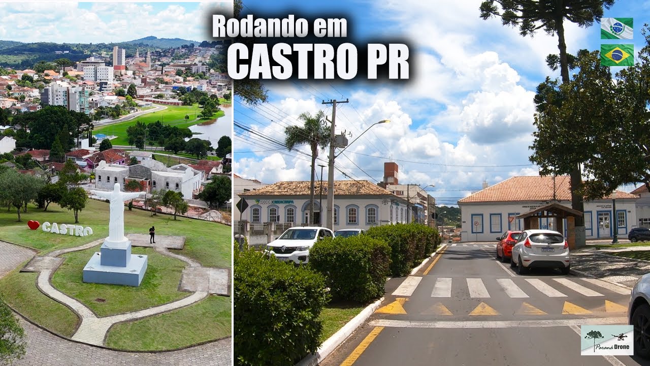 Vídeo: Rodamos pela Cidade HISTÓRICA e BEM CUIDADA no Interior do Paraná!